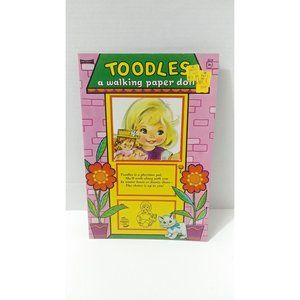 Vintage Artcraft Paper Doll Toodles A Walking Paper Doll Uncut Book